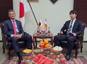 فیلم/ حافظ خوانی سفیر ژاپن در تهران