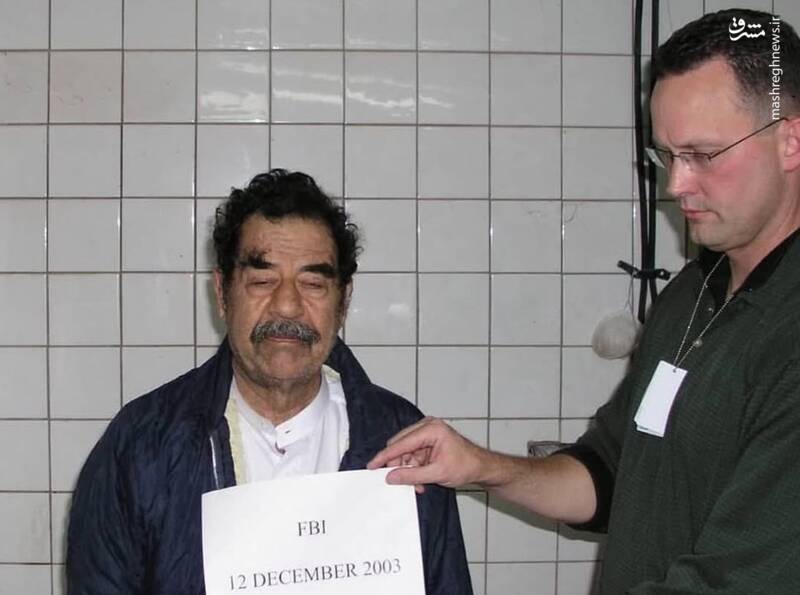 عکس/ صدام حسین پس از دستگیری در سال ۲۰۰۳