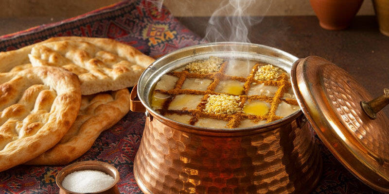 حليم،گندم،گوشت،پخت،آب،مرحله،حرارت،اضافه،دارچين،بافت،اوليه،نه ...