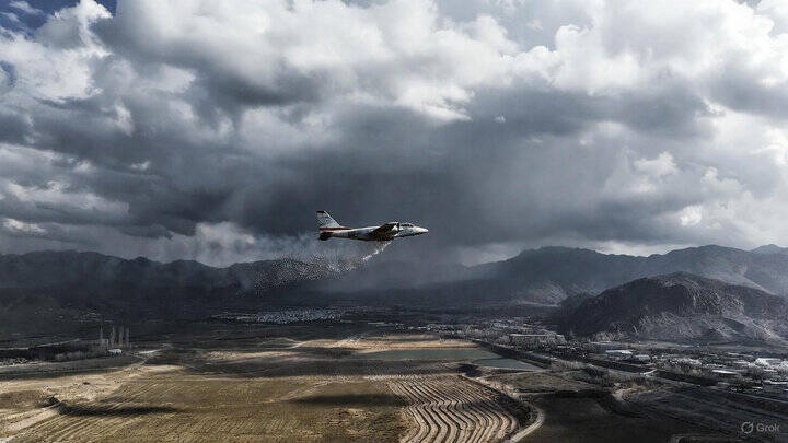 سپاه در آسمان خشکسالی؛عملیات گسترده بارورسازی ابرها برای نجات منابع آب