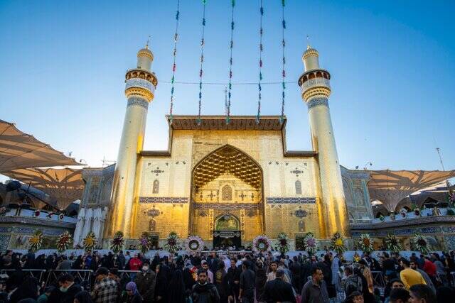 ايوان،مرمت،طلاكاري،حرم،بازسازي،نادرشاه،اميرالمومنين