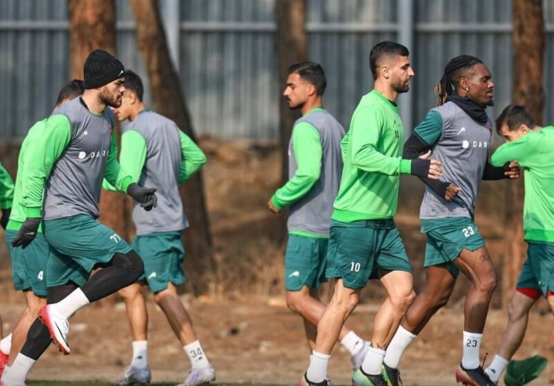 سرخپوشان،رفسنجان،مس،تمرينات،پرسپوليس