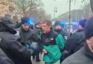 فیلم/ بازداشت خشن معترضان حامی فلسطین در برلین