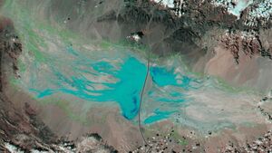 سیل به داد تالاب جازموریان رسید