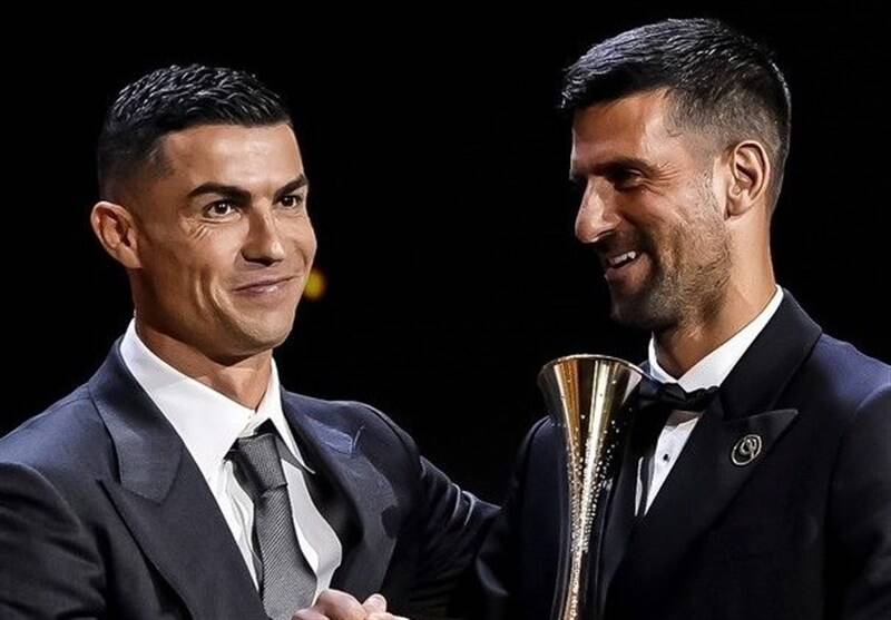 جايزه،كريستيانو،مراسم،فوتبال،ادامه،بازي،كسب،گل،گرنداسلم،نواك ...