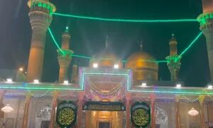 بارش رحمت الهی در حرمین کاظمین