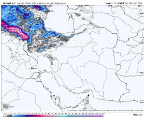 سامانه بارشی جدید برف و باران در راه ۲۰ استان کشور