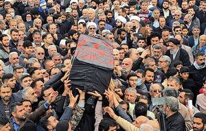 تشییع باشکوه پیکر آیت‌الله شفیعی در اهواز