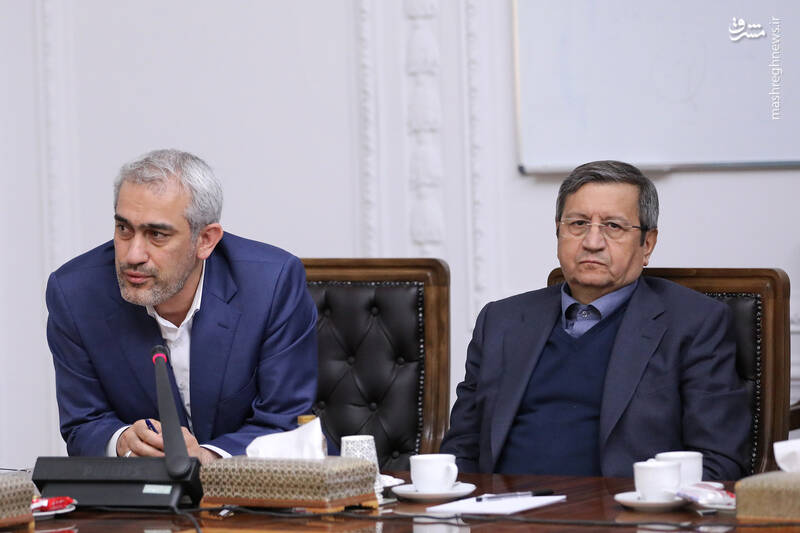 عکس/ حضور همتی در جلسه رئیس‌جمهور با فعالان اقتصادی