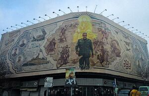 رونمایی از جدیدترین دیوارنگاره میدان انقلاب