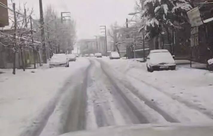 فیلم/ وضعیت معابر مریوان بعد از بارش برف