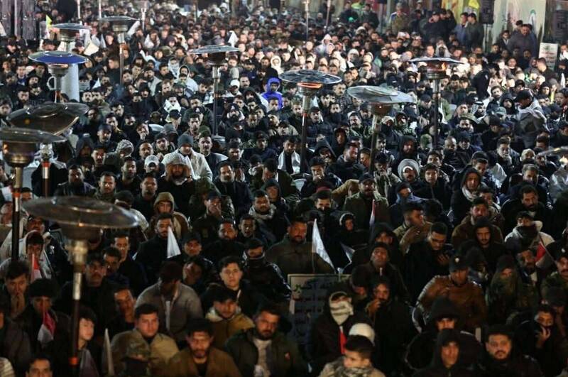 سخنرانی فالح فیاض درمراسم یادبود شهید سلیمانی در بغداد