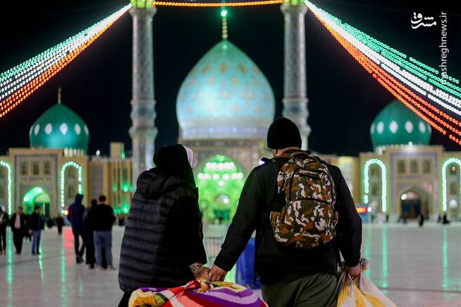 عکس/ آغاز آیین اعتکاف رجبیه در مسجد جمکران