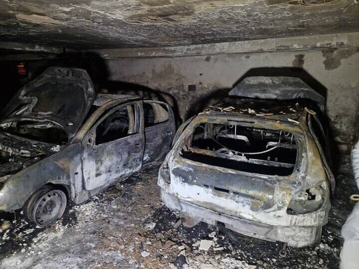 آتش‌سوزی در پارکینگ یک ساختمان مسکونی در غرب تهران