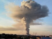 حریق در کارخانه کاله در آمل+ فیلم