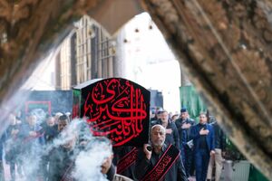 مراسم تشییع نمادین حضرت زینب(س) در سامرا