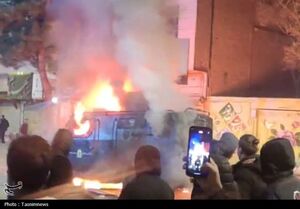 اغتشاشگران به پاکبان هم رحم نکردند