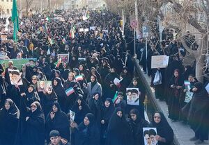 حضور پرشور ایلامیان در محکومیت تحرکات اخیر اغتشاشگران