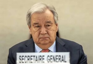 حمایت وقیحانه دبیرکل سازمان ملل از آشوبگران در ایران