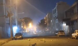 تصاویری از اقدامات تروریستی اغتشاشگران در بوشهر