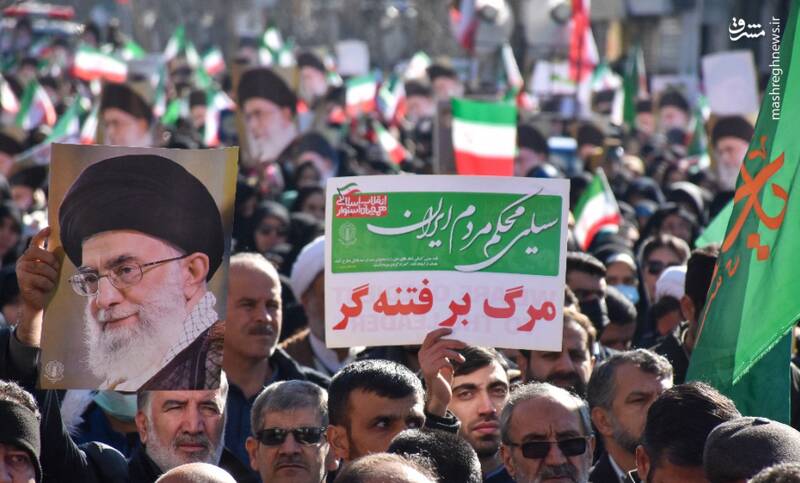 عکس/ راهپیمایی مردم ایران در محکومیت اغتشاشات اخیر