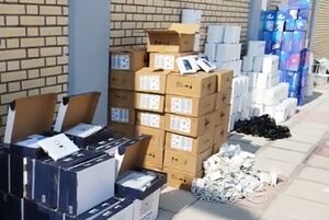 کشف محموله بزرگ الکترونیکی جاسوسی و خرابکاری +فیلم