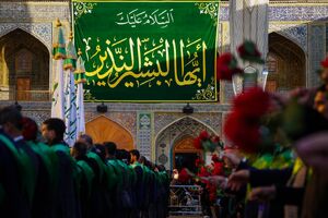 عکس/ حال و هوای حرم امیرالمومنین در روز عید مبعث