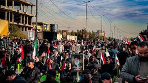 تظاهرات در حمایت از جمهوری اسلامی ایران در بغداد