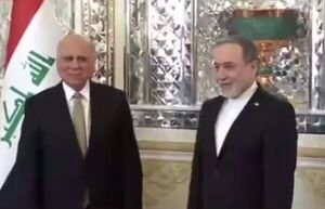 فیلم/ استقبال عراقچی از وزیر خارجه عراق