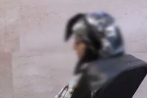 گیمر حرفه‌ای که در فضای واقعی بازی خورد