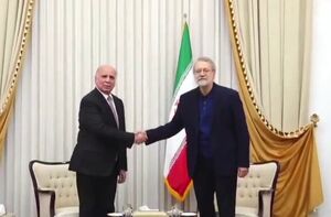 دیدار وزیر امور خارجه عراق با لاریجانی