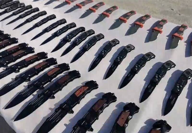 ۶۰ هزار قبضه سلاح سرد آمریکایی در استان بوشهر کشف شد
