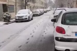 تهران سفیدپوش شد