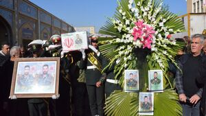 این مردان شهدای پلیس در اغتشاشات هستند