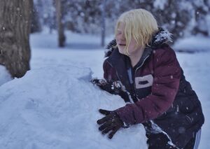 یک روز برفی در همدان