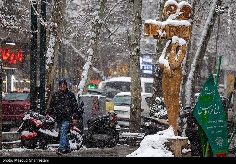 تهران برفی به روایت تصویر