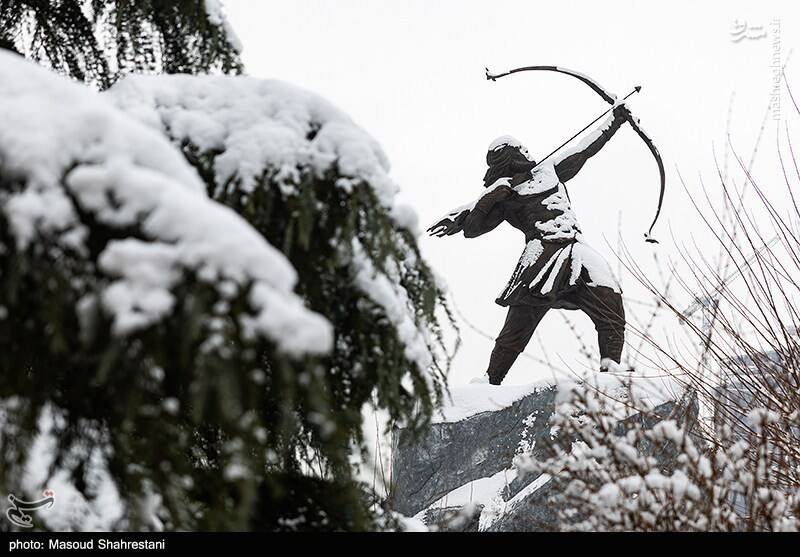 تهران برفی به روایت تصویر