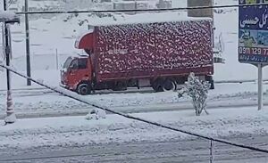 بارش سنگین برف در سوادکوه