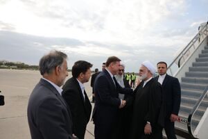 لحظه ورود قاضی القضات به استان بوشهر