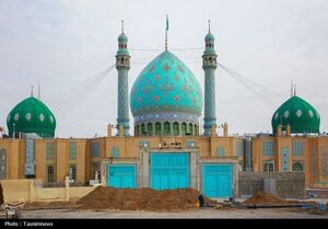 چراغانی مسجد جمکران به مناسبت ماه شعبان