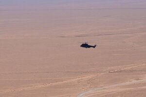 پرواز گسترده بالگردها در مرز عراق با سوریه