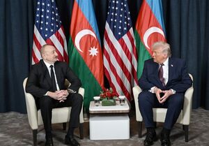 دیدار علی اف با ترامپ در داووس و گفتگو درباره روابط دوجانبه و غزه