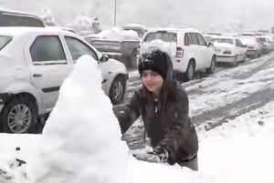 فیلم/ زاهدان هم برفی شد زاهدان هم برفی شد