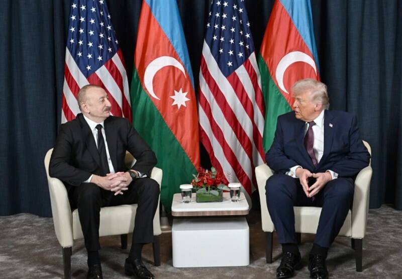 دیدار علی اف با ترامپ در داووس و گفتگو درباره روابط دوجانبه و غزه