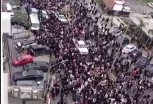  یکی از بزرگ‌ترین تظاهرات فلسطینی‌ها در اراضی اشغالی