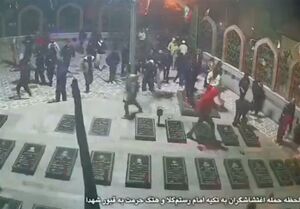یورش اغتشاشگران به مراکز دینی‌ و مزار شهدا