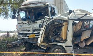 ۴ کشته و ۸ زخمی در تصادف جاده‌ای در پنجاب پاکستان