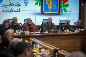 حضور قالیباف در برنامه شکوه پاسداری سپاه پاسداران