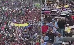 تظاهرات مردم ونزوئلا برای بازگشت مادورو