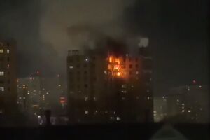 انفجار یکی از برج‌های بلند نیویورک